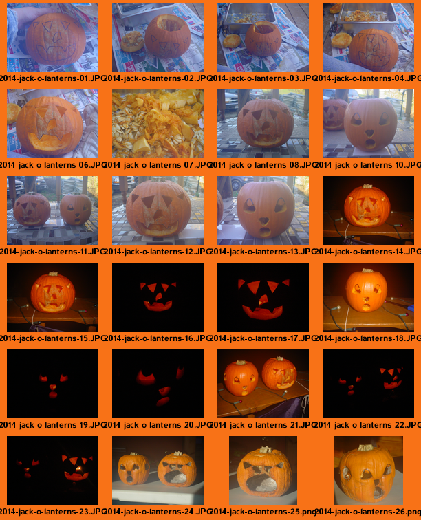 Jack-o'-lanterns: 2014