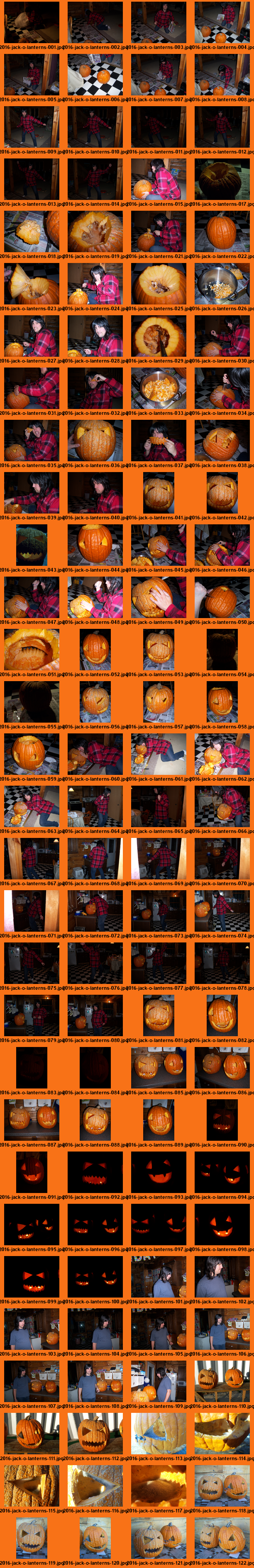 Jack-o'-lanterns: 2016