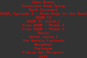 9menu: Chocolate Doom