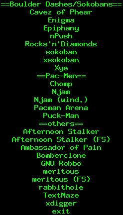 9menu: mazes