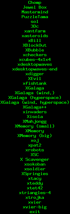 9menu: mXgames