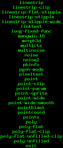 9menu: Mesa demos 3